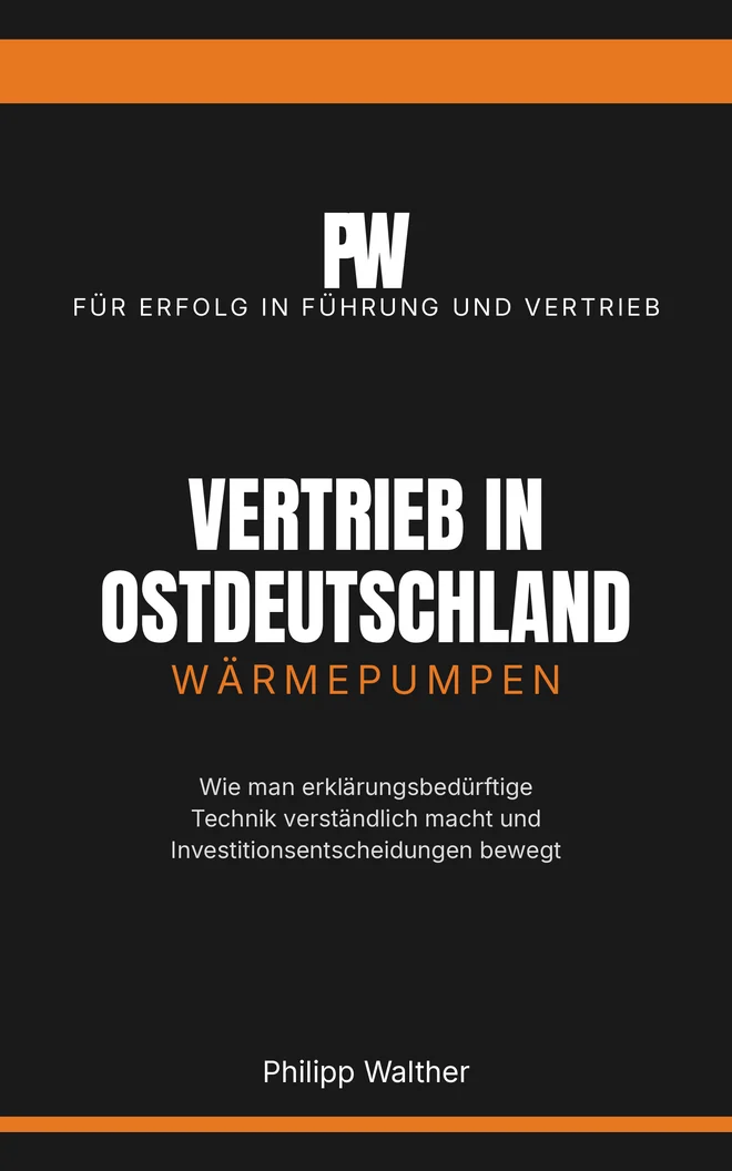 Buchcover: Vertrieb in Ostdeutschland – Wärmepumpen